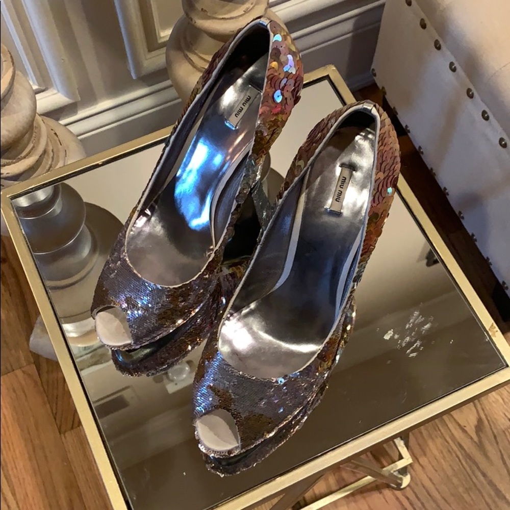Miu Miu Sequin shoes
